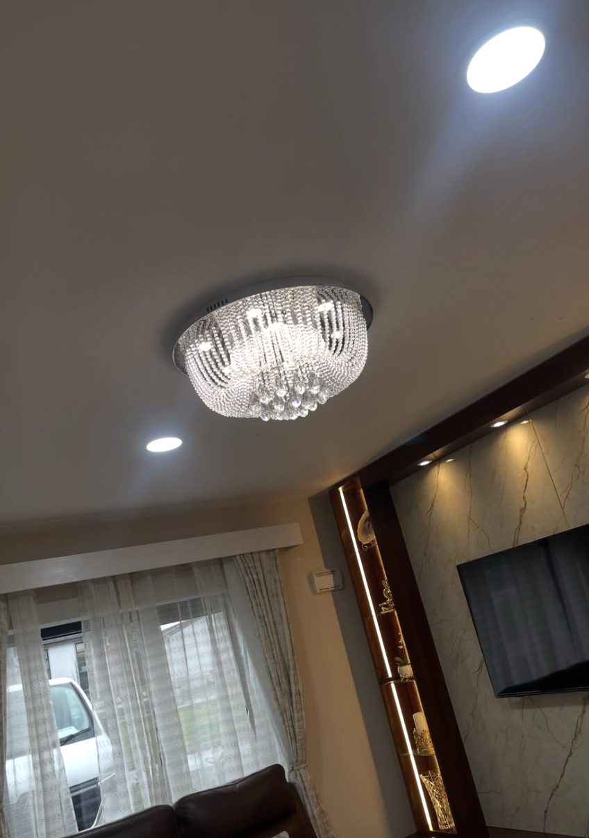 Russell Electrical electrician carrying out an installation